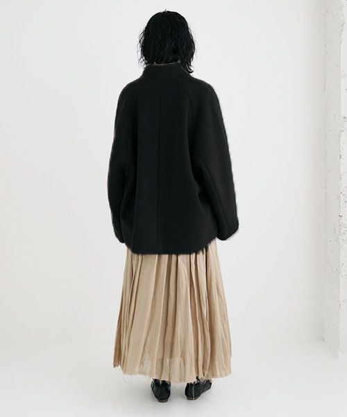 suzuki takayuki.スズキタカユキ.short coat [A231-13/black]
