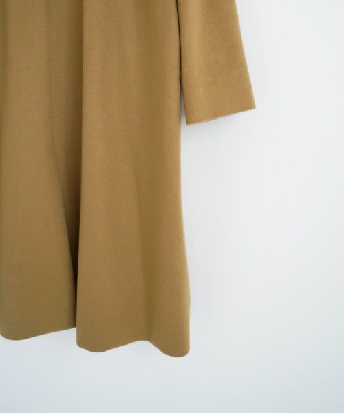 suzuki takayuki.スズキタカユキ.no-collar coat [A231-15/camel]