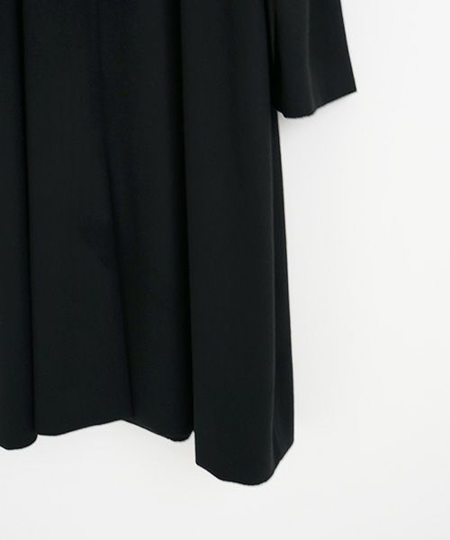 suzuki takayuki.スズキタカユキ.no-collar coat [A231-15/black]