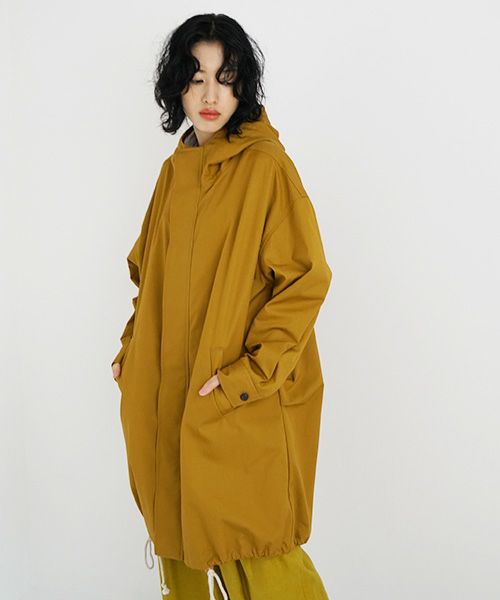 suzuki takayuki スズキタカユキ anorak [T002-03/ocher]