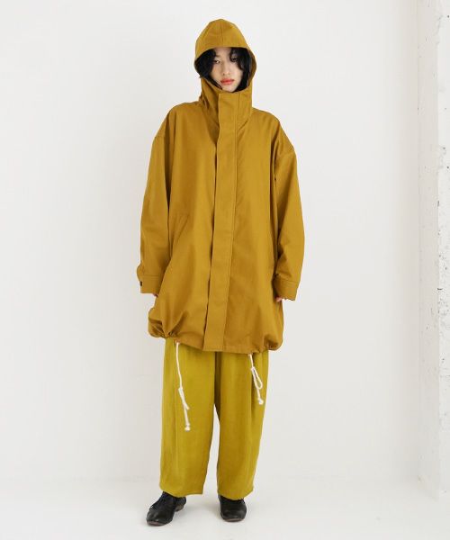 suzuki takayuki スズキタカユキ anorak [T002-03/ocher]