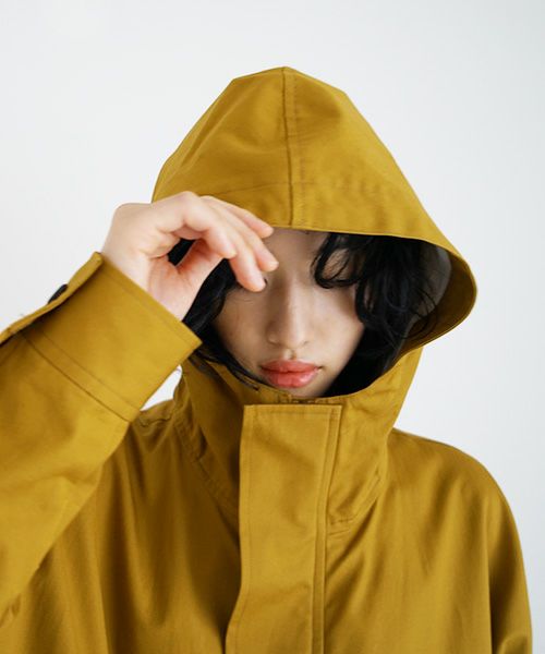 suzuki takayuki スズキタカユキ anorak [T002-03/ocher]