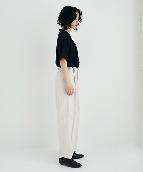 suzuki takayuki.スズキタカユキ.wide legged pants Ⅰ.[A232-13-1/nude]