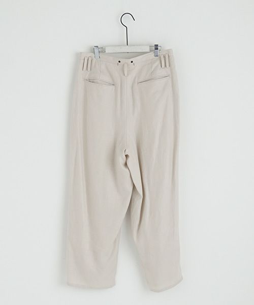 suzuki takayuki.スズキタカユキ.wide legged pants Ⅰ.[A232-13-1/nude]