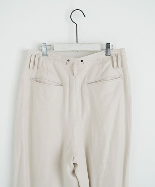 suzuki takayuki.スズキタカユキ.wide legged pants Ⅰ.[A232-13-1/nude]