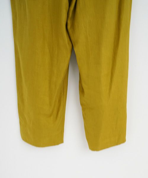 suzuki takayuki.スズキタカユキ.wide legged pants Ⅰ [A232-13-1/mustard]