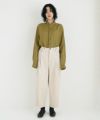 suzuki takayuki.スズキタカユキ.wide legged pants Ⅱ.[A232-13-2/nude]