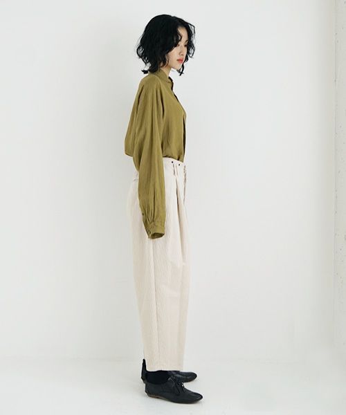 suzuki takayuki スズキタカユキ wide legged pants Ⅱ [A232-13-2/nude]