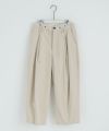 suzuki takayuki.スズキタカユキ.wide legged pants Ⅱ.[A232-13-2/nude]