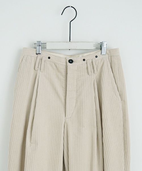 suzuki takayuki.スズキタカユキ.wide legged pants Ⅱ.[A232-13-2/nude]