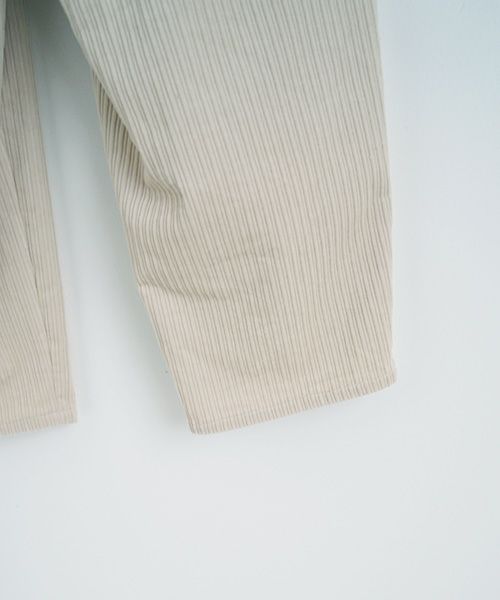 suzuki takayuki.スズキタカユキ.wide legged pants Ⅱ.[A232-13-2/nude]