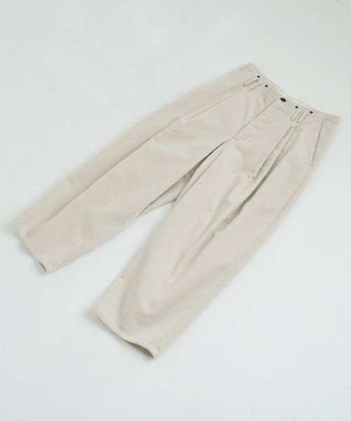suzuki takayuki.スズキタカユキ.wide legged pants Ⅱ.[A232-13-2/nude]