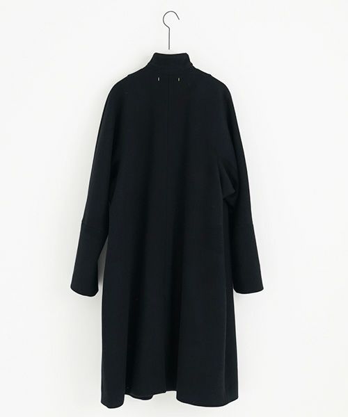 suzuki takayuki.スズキタカユキ.standing-collar coat [A233-04/black]