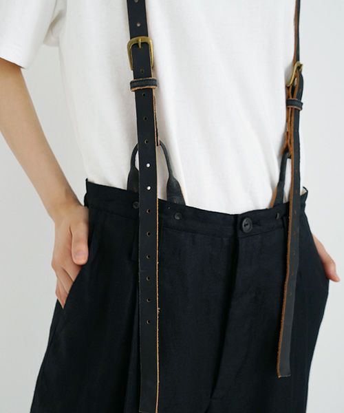 suzuki takayuki スズキタカユキ suspenders [T005-04/black]