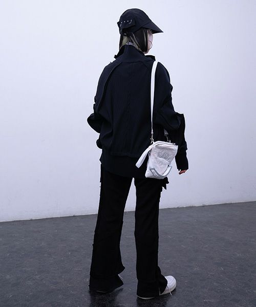 BALMUNG  バルムング.22AW03 レイヤーリブフライスジャージ[ブラック]