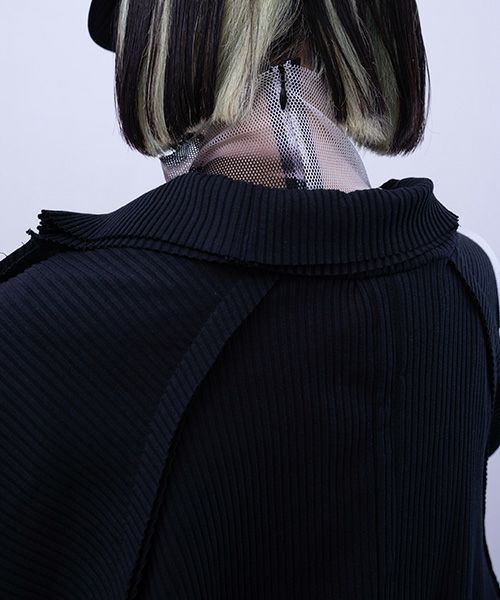 BALMUNG  バルムング.22AW03 レイヤーリブフライスジャージ[ブラック]