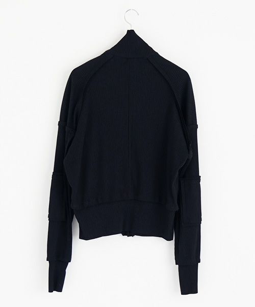 BALMUNG  バルムング.22AW03 レイヤーリブフライスジャージ[ブラック]
