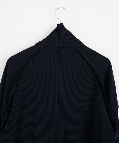 BALMUNG  バルムング.22AW03 レイヤーリブフライスジャージ[ブラック]