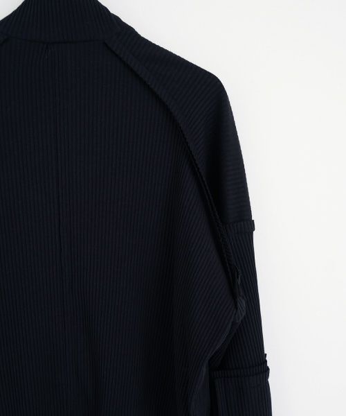 BALMUNG  バルムング.22AW03 レイヤーリブフライスジャージ[ブラック]