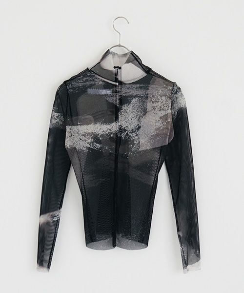BALMUNG  バルムング.22AW25 グラフィックメッシュトップ[ブラック]