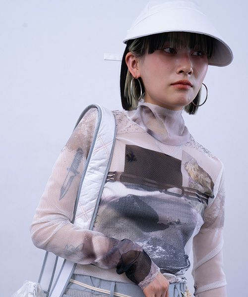 BALMUNG  バルムング.22AW33 バックキャップ[ホワイト]