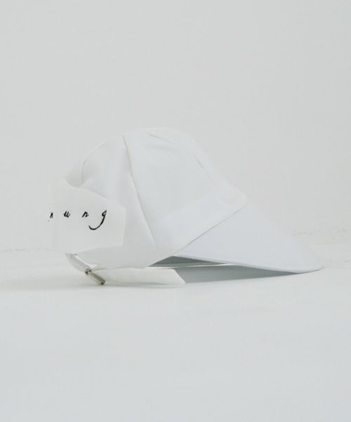 BALMUNG  バルムング.22AW33 バックキャップ[ホワイト]