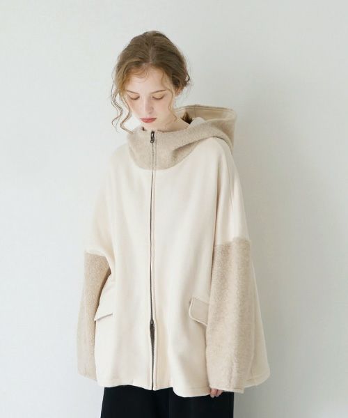 Mochi / home&miles.モチ / ホーム＆マイルズ.sweat blouson [light beige]