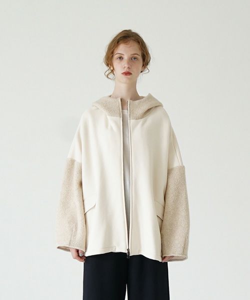 Mochi / home&miles.モチ / ホーム＆マイルズ.sweat blouson [light beige]