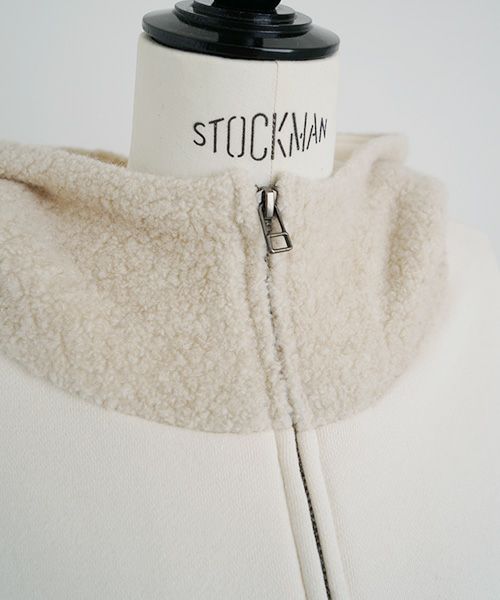 Mochi / home&miles.モチ / ホーム＆マイルズ.sweat blouson [light beige]