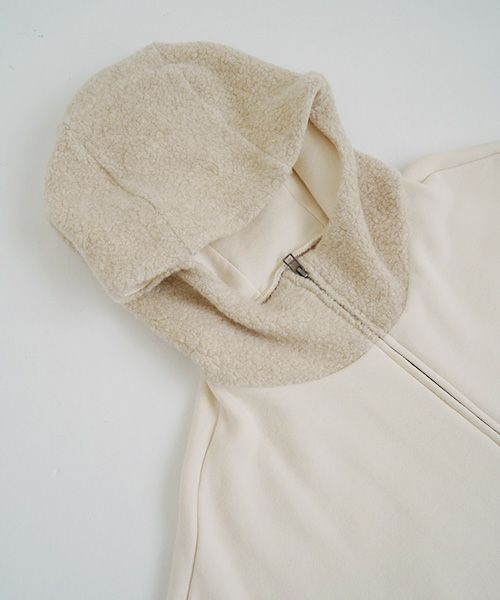 Mochi / home&miles.モチ / ホーム＆マイルズ.sweat blouson [light beige]