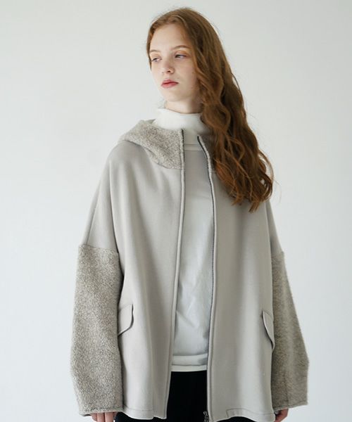 Mochi / home&miles.モチ / ホーム＆マイルズ.sweat blouson [greige]