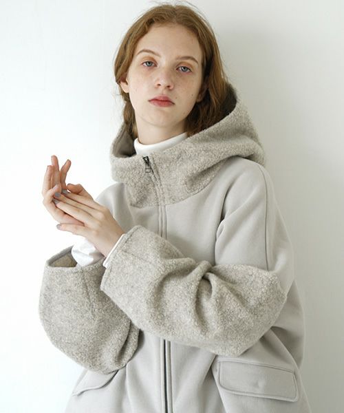 Mochi / home&miles.モチ / ホーム＆マイルズ.sweat blouson [greige]