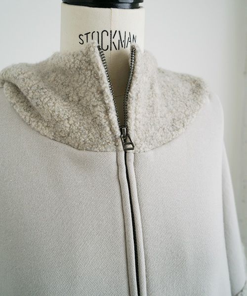 Mochi / home&miles.モチ / ホーム＆マイルズ.sweat blouson [greige]