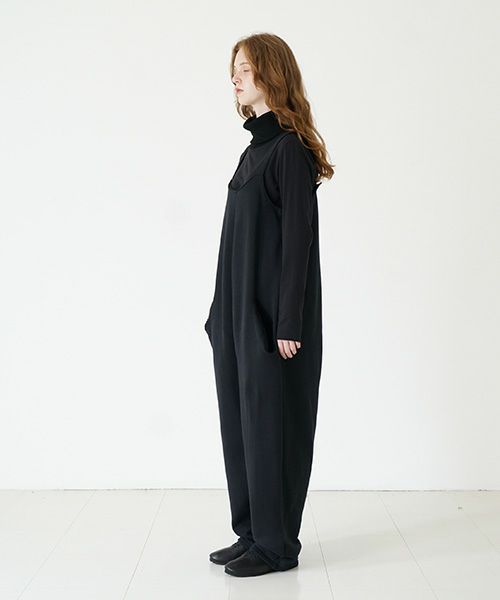 Mochi / home&miles.モチ / ホーム＆マイルズ.sweat salopette [black]