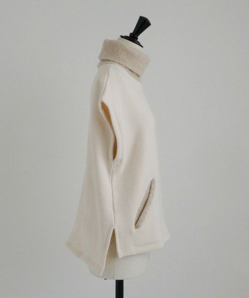 Mochi / home&miles.モチ / ホーム＆マイルズ.turtle neck vest [light beige]