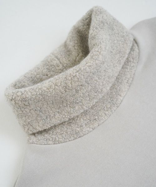 Mochi / home&miles.モチ / ホーム＆マイルズ.turtle neck vest [greige]