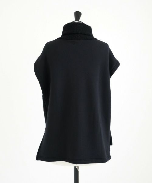 Mochi / home&miles.モチ / ホーム＆マイルズ.turtle neck vest [black]