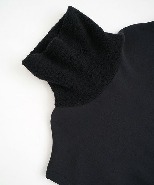 Mochi / home&miles.モチ / ホーム＆マイルズ.turtle neck vest [black]