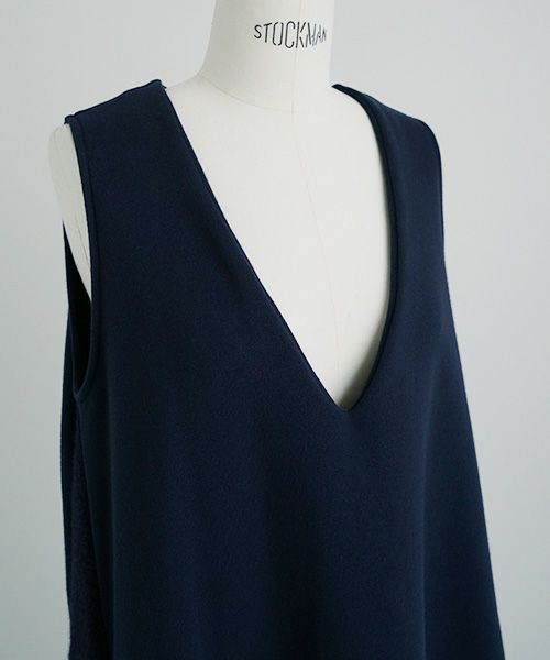 Mochi / home&miles.モチ / ホーム＆マイルズ.v-neck one piece [navy]