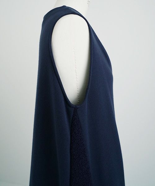 Mochi / home&miles.モチ / ホーム＆マイルズ.v-neck one piece [navy]