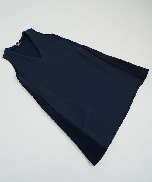 Mochi / home&miles.モチ / ホーム＆マイルズ.v-neck one piece [navy]