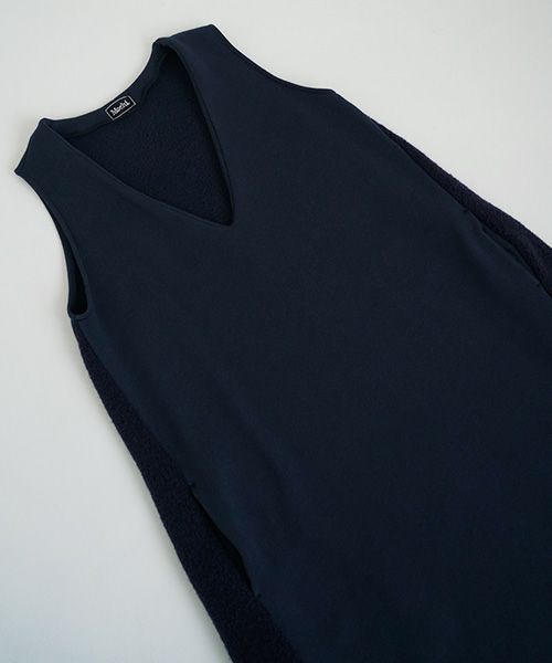 Mochi / home&miles.モチ / ホーム＆マイルズ.v-neck one piece [navy]