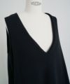 Mochi / home&miles.モチ / ホーム＆マイルズ.v-neck one piece [black]