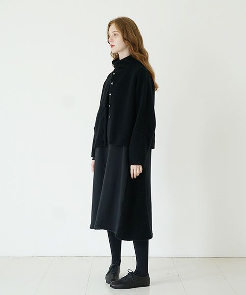 Mochi / home&miles.モチ / ホーム＆マイルズ.boa cardigan [boa black]