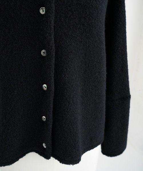 Mochi / home&miles.モチ / ホーム＆マイルズ.boa cardigan [boa black]