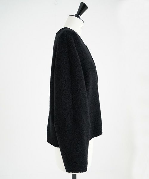 Mochi / home&miles.モチ / ホーム＆マイルズ.boa cardigan [boa black]