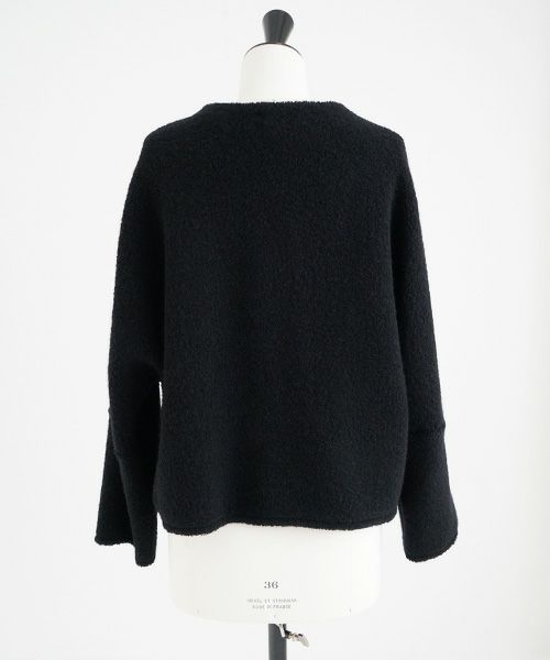 Mochi / home&miles.モチ / ホーム＆マイルズ.boa cardigan [boa black]