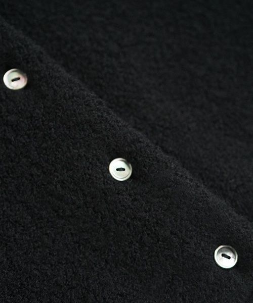Mochi / home&miles.モチ / ホーム＆マイルズ.boa cardigan [boa black]