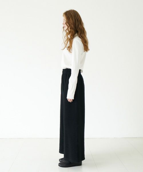 Mochi / home&miles.モチ / ホーム＆マイルズ.wide boa pants [boa black/・1]