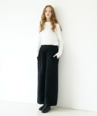 Mochi / home&miles.モチ / ホーム＆マイルズ.wide boa pants [boa black/・1]